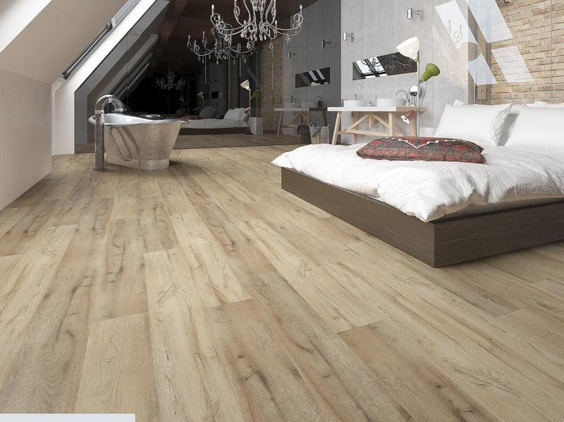 Raw - HydroGen 6 - Click Vinyl Plank by Biyork - (7" x 48" x 6mm) 23.64 ft² / Box