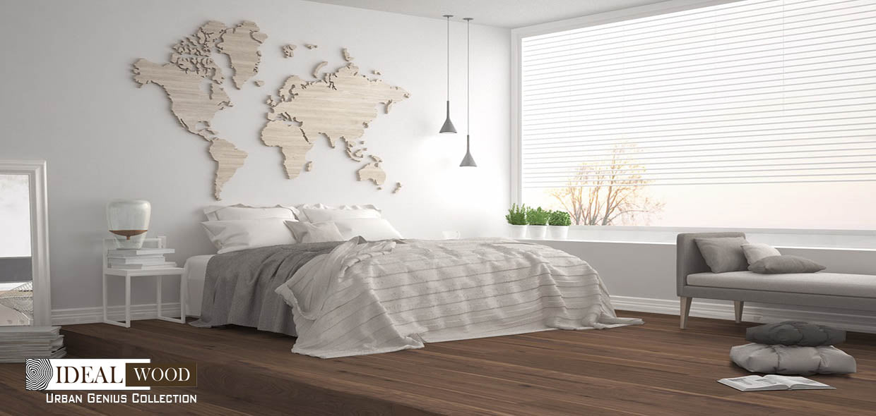 Ideal Wood Engineered Hardwood: Urban Genius Collection - Walnut - European Walnut