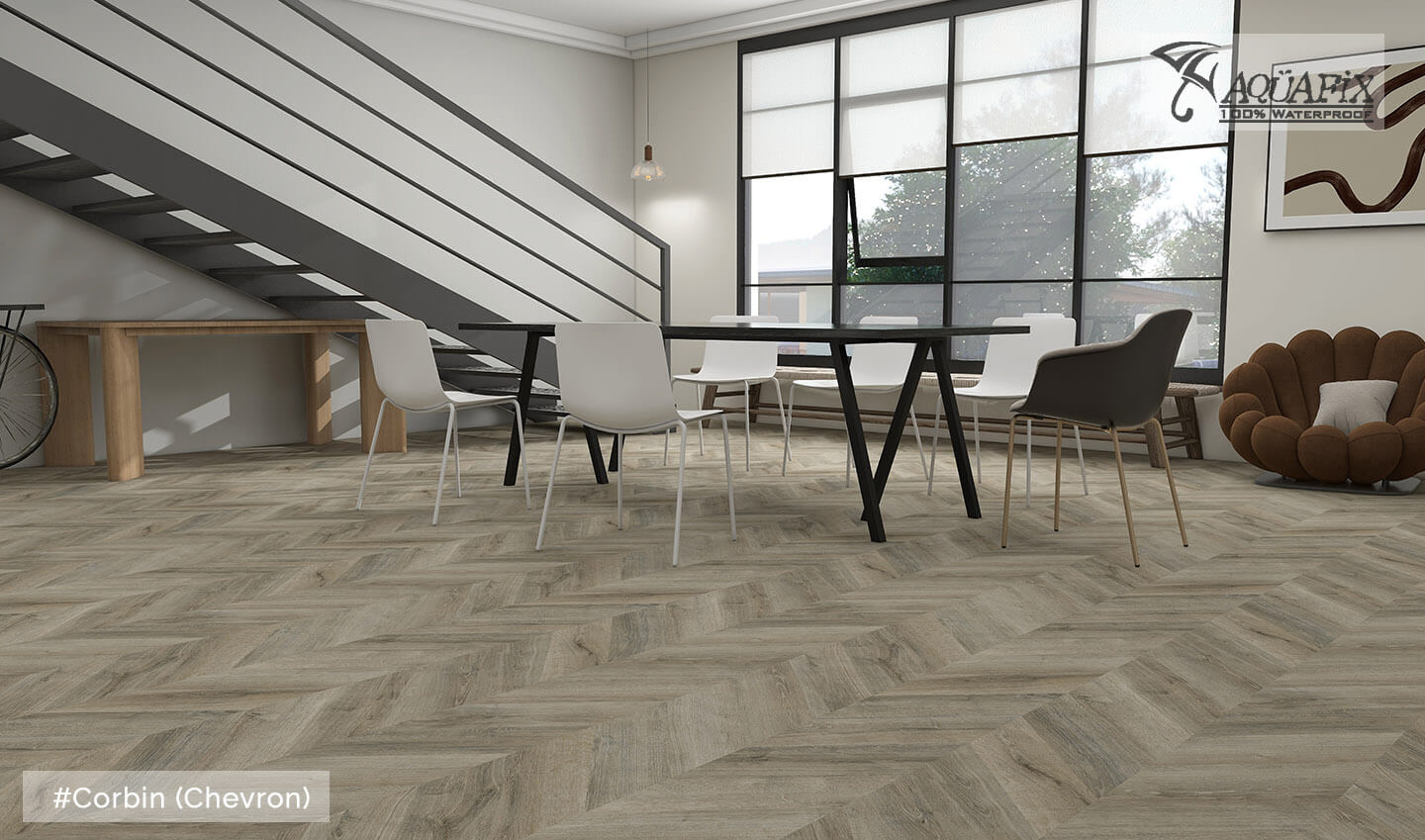 AquaFix WPC: Grand Cru Chevron Series - CORBIN