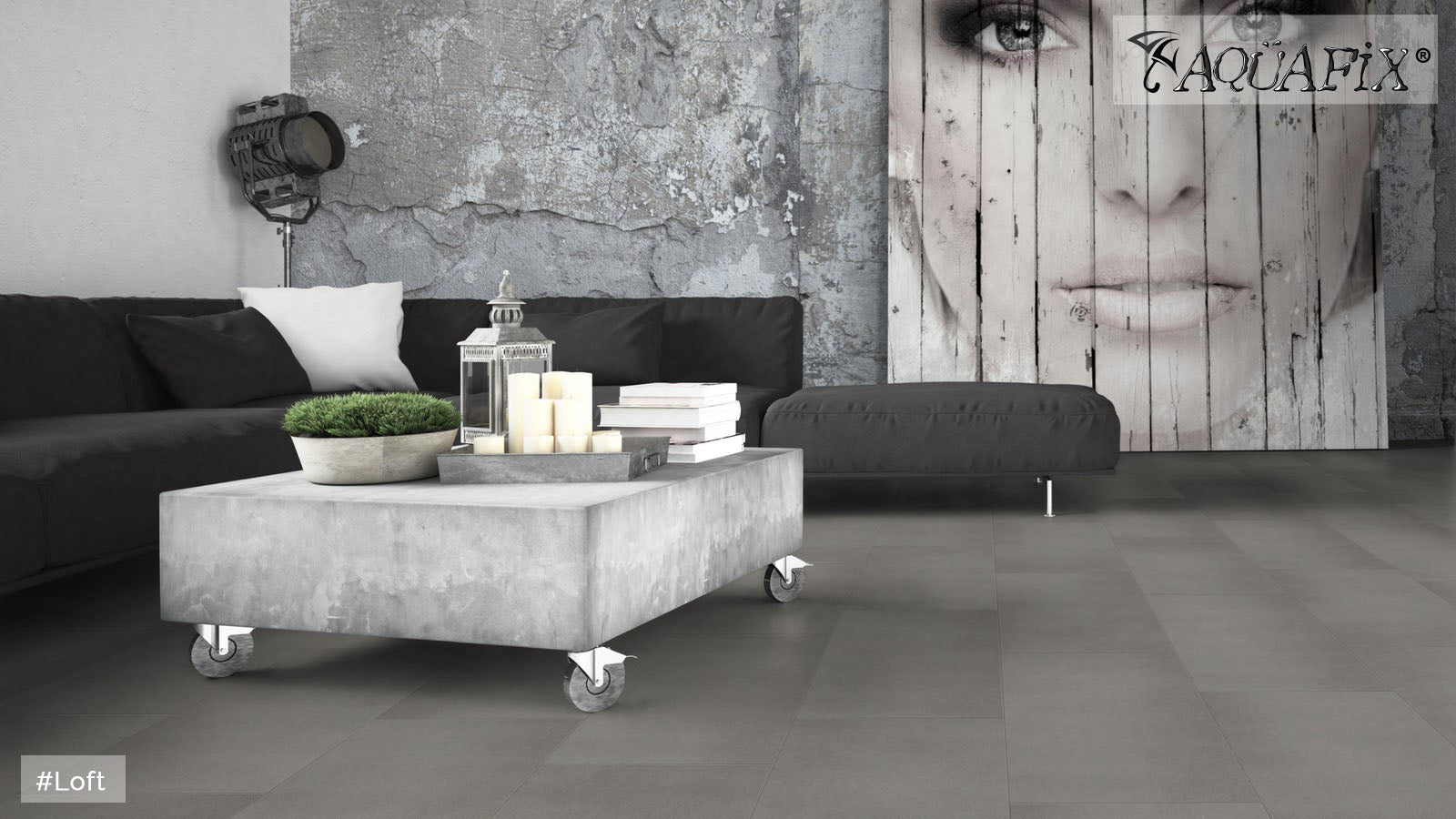AquaFix SPC: Smart Tile Series - Loft