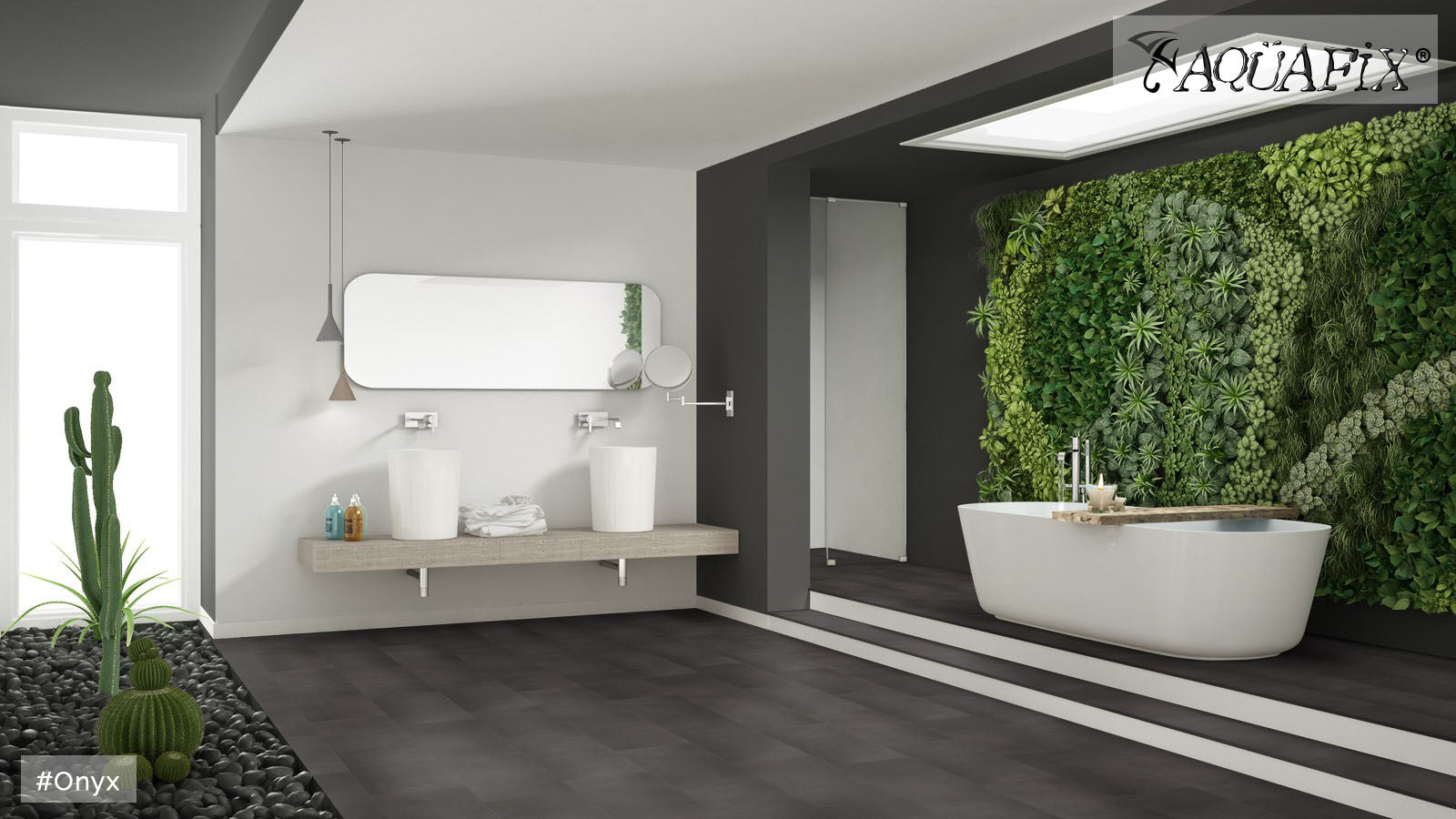 AquaFix SPC: Smart Tile Series - Onyx