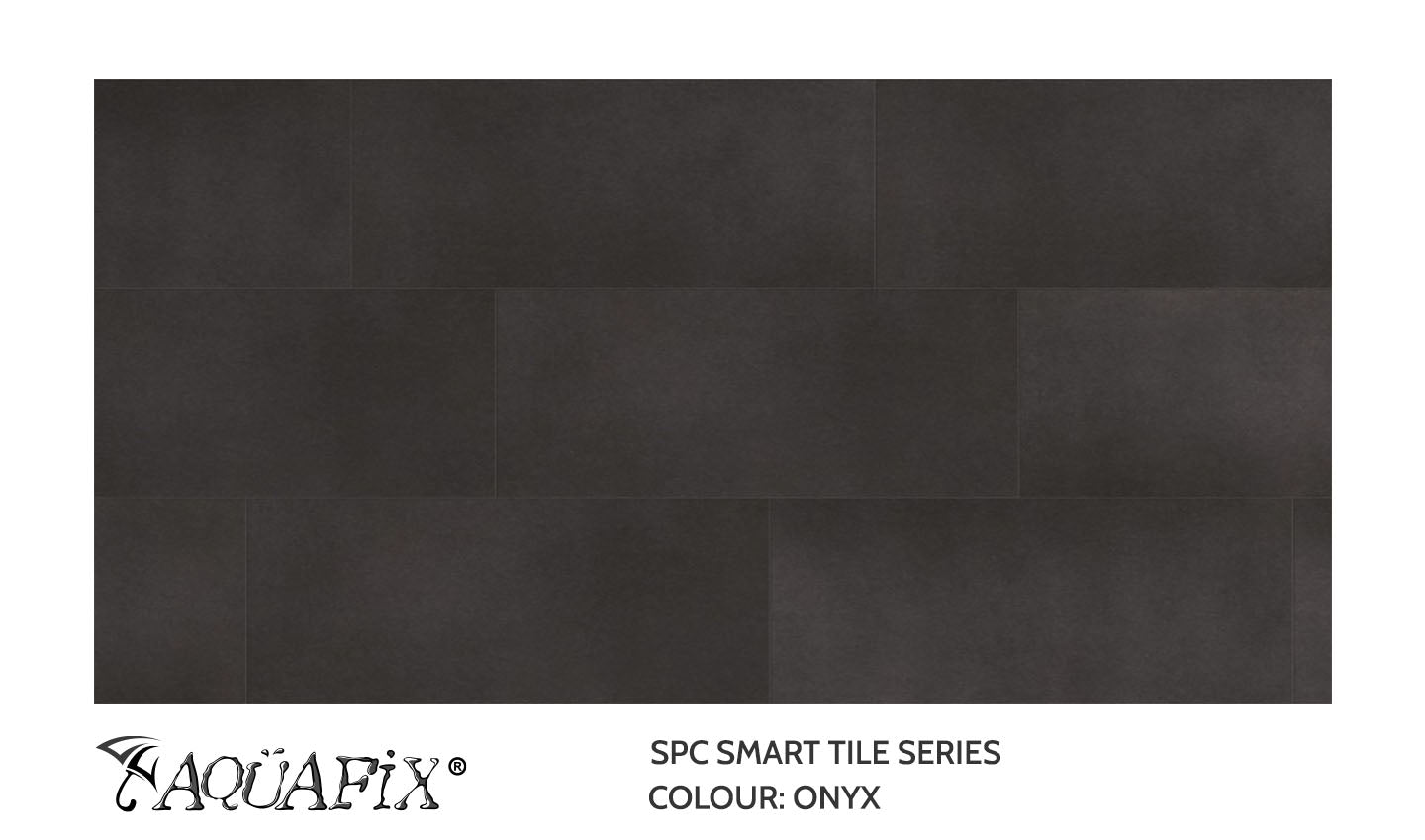 AquaFix SPC: Smart Tile Series - Onyx
