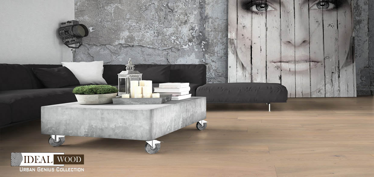 Ideal Wood Engineered Hardwood: Urban Genius Collection - Oak - Oak, Monet