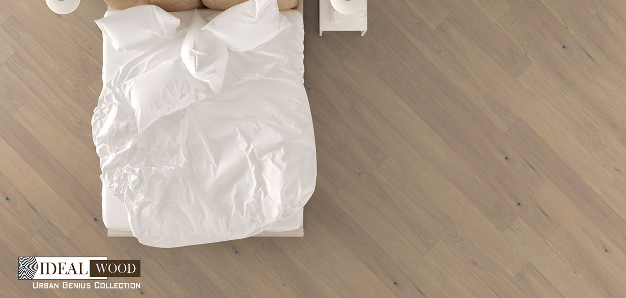 Ideal Wood Engineered Hardwood: Urban Genius Collection - Oak - Oak, Alabaster