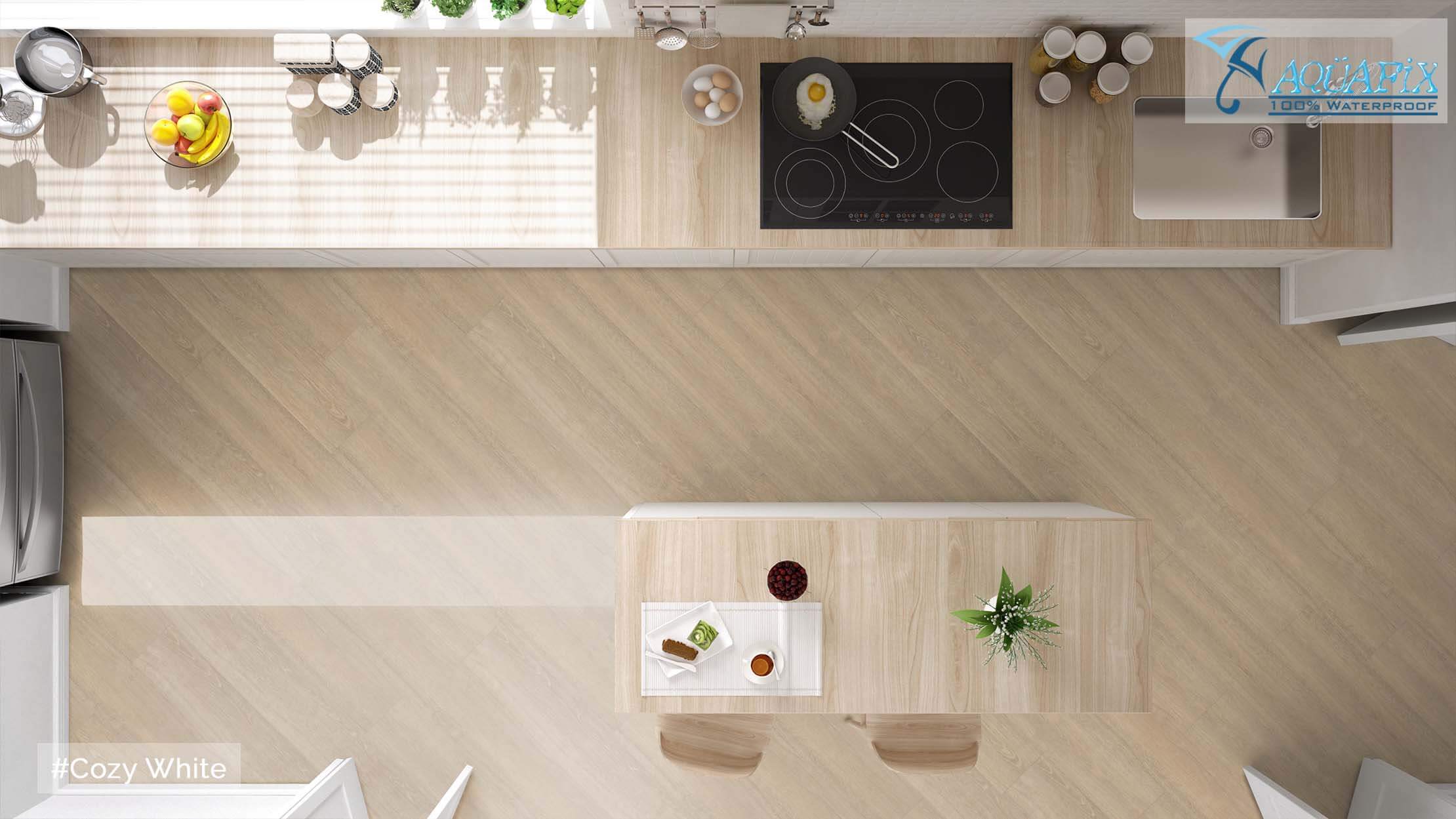 AquaFix SPC Harmony — Cozy White