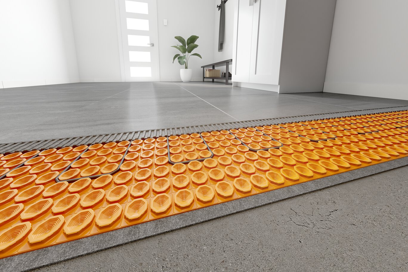 Schluter® DITRA-HEAT-DUO-PS ROLL 3'3" X 33' = 108 SF