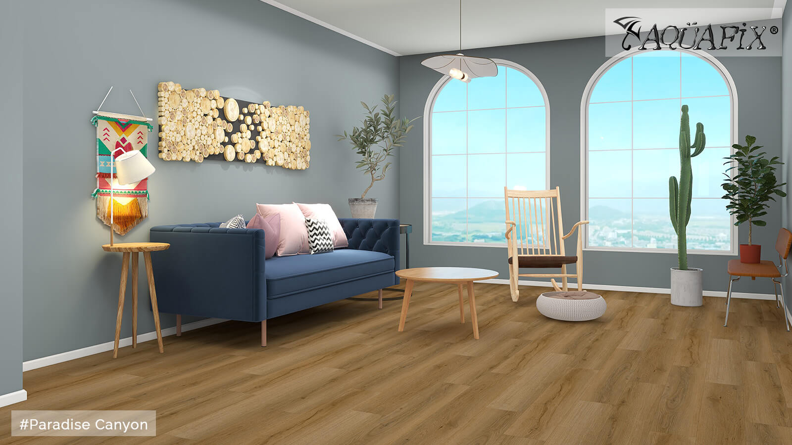 AquaFix Dryback Vinyl 2.0 Series - Wood Pattern - Paradise Canyon