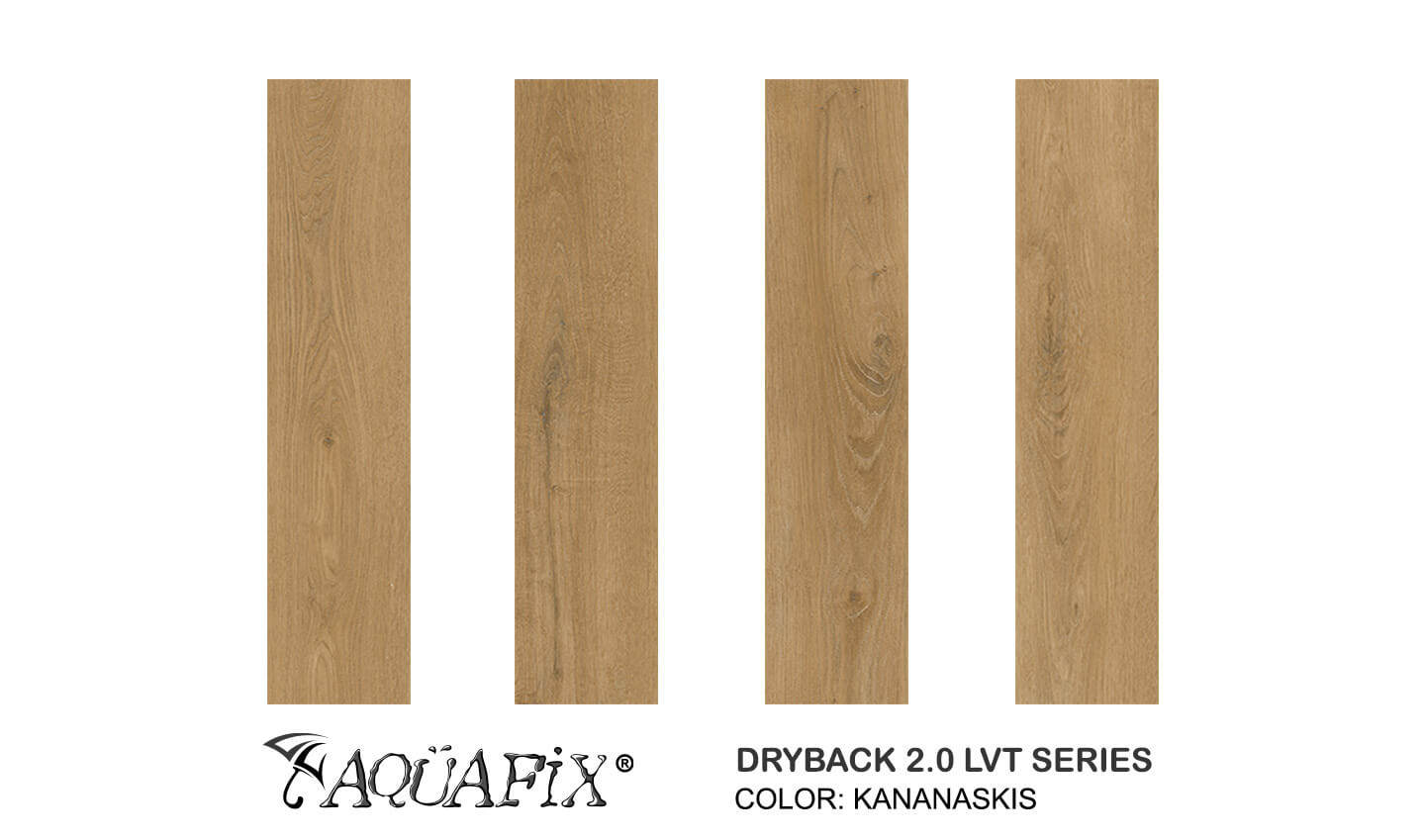 AquaFix Dryback Vinyl 2.0 Series - Wood Pattern - Kananaskis
