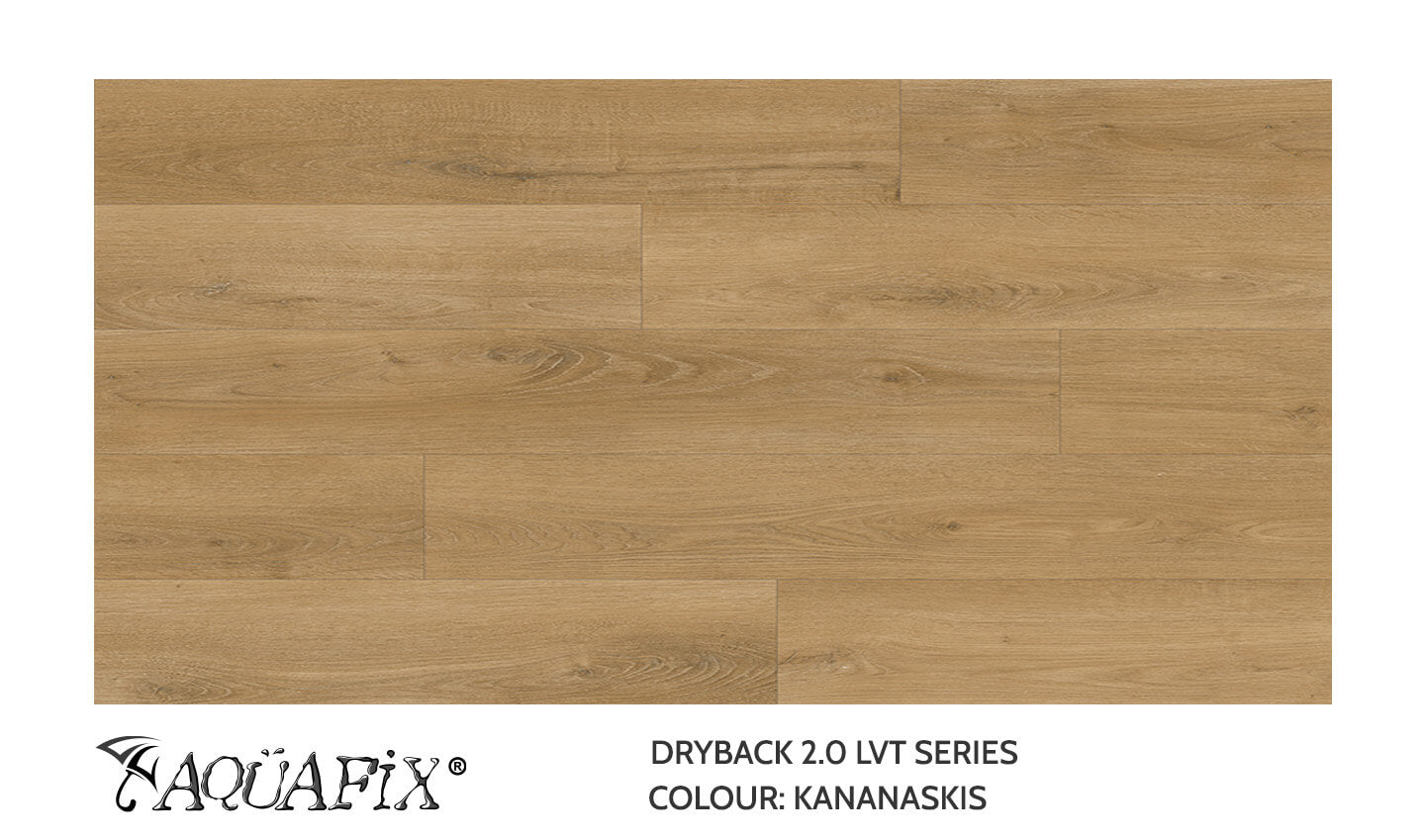 AquaFix Dryback Vinyl 2.0 Series - Wood Pattern - Kananaskis