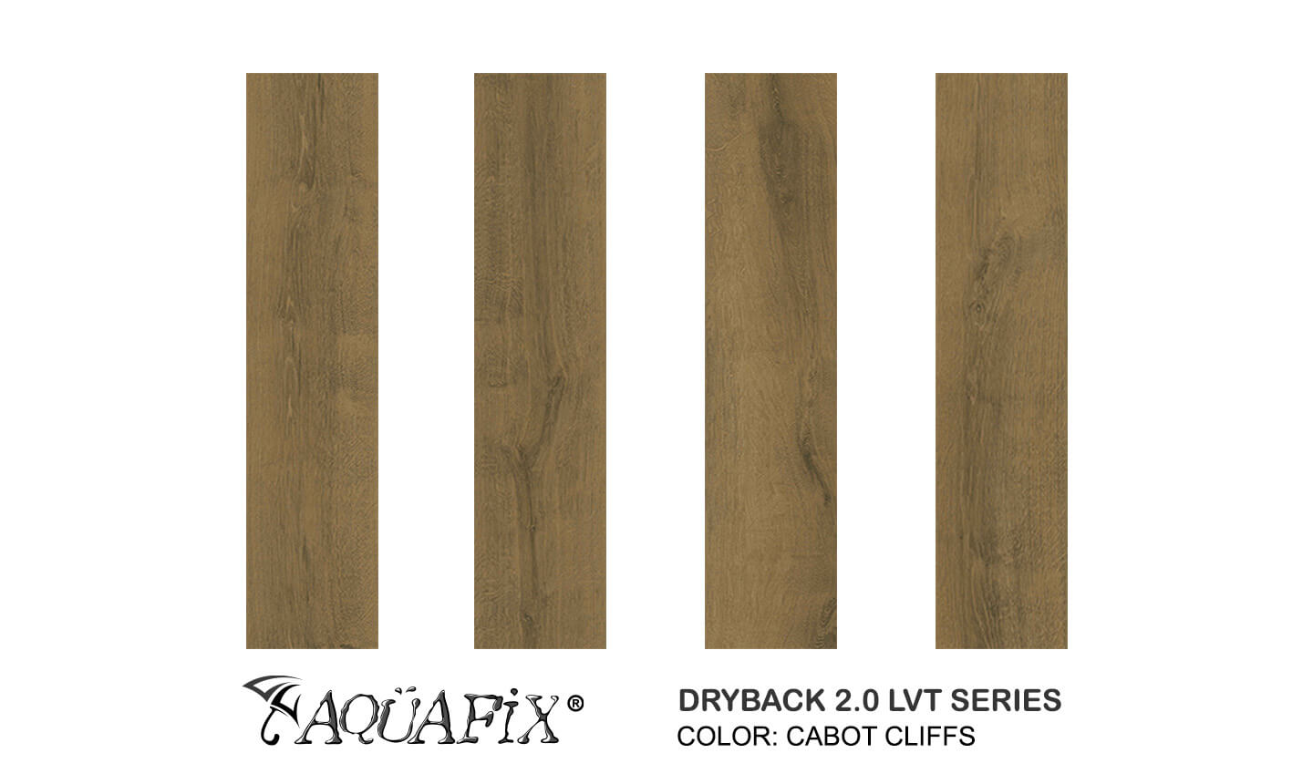 AquaFix Dryback Vinyl 2.0 Series - Wood Pattern - Cabot Cliffs