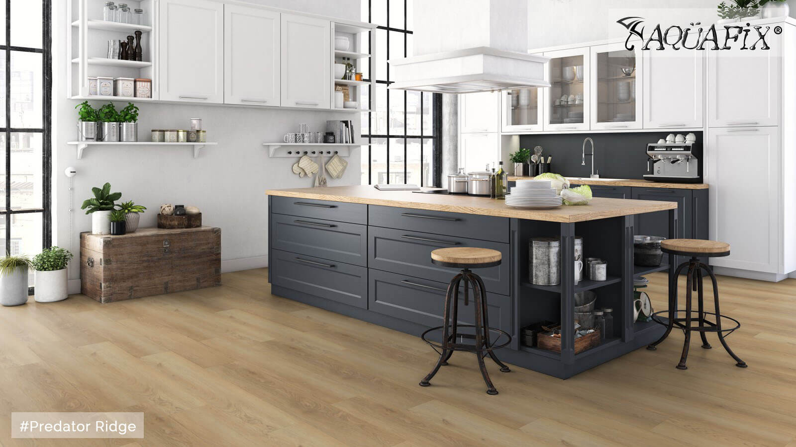 AquaFix Dryback Vinyl 2.5 Series - Wood Pattern - Predator Ridge