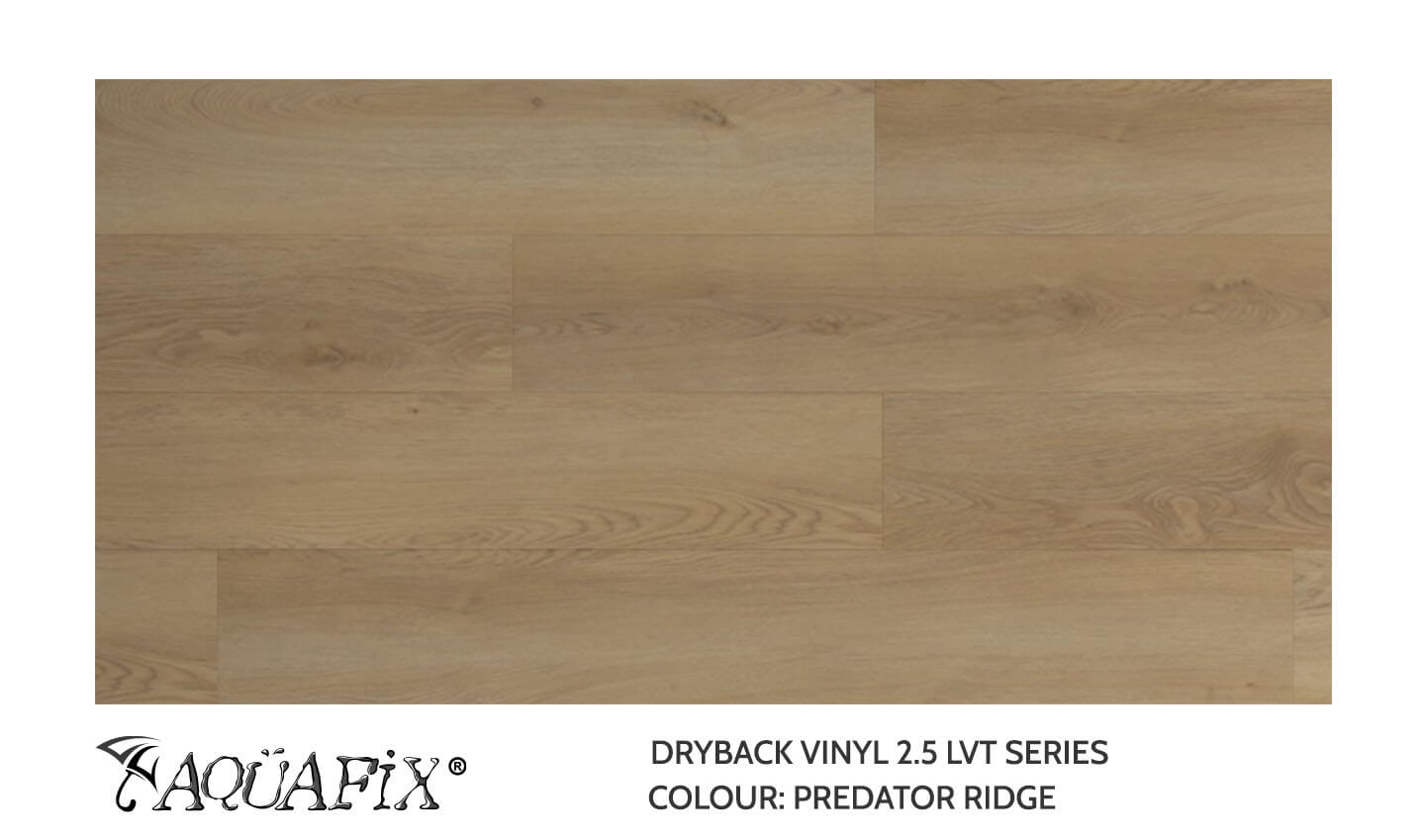 AquaFix Dryback Vinyl 2.5 Series - Wood Pattern - Predator Ridge