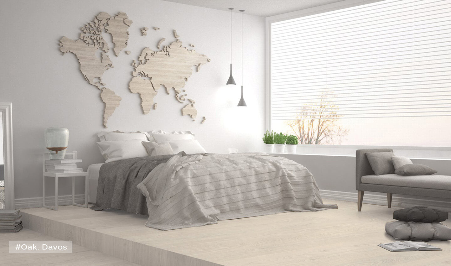 Ideal Wood Engineered Hardwood: Prestige Plank - Select Grade - Oak Davos