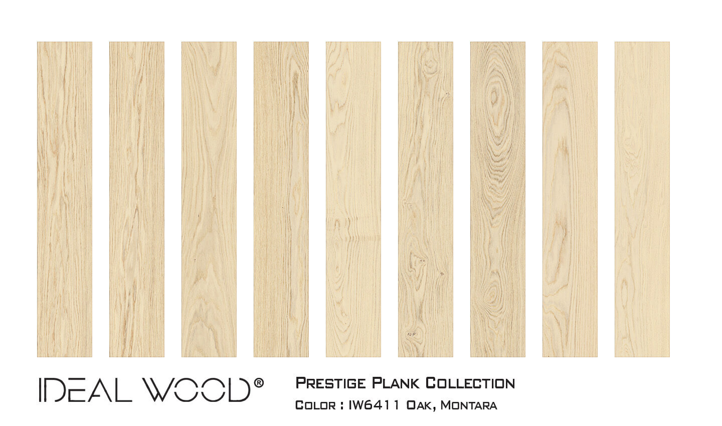 Ideal Wood Engineered Hardwood: Prestige Plank - Select Grade - Oak Montara