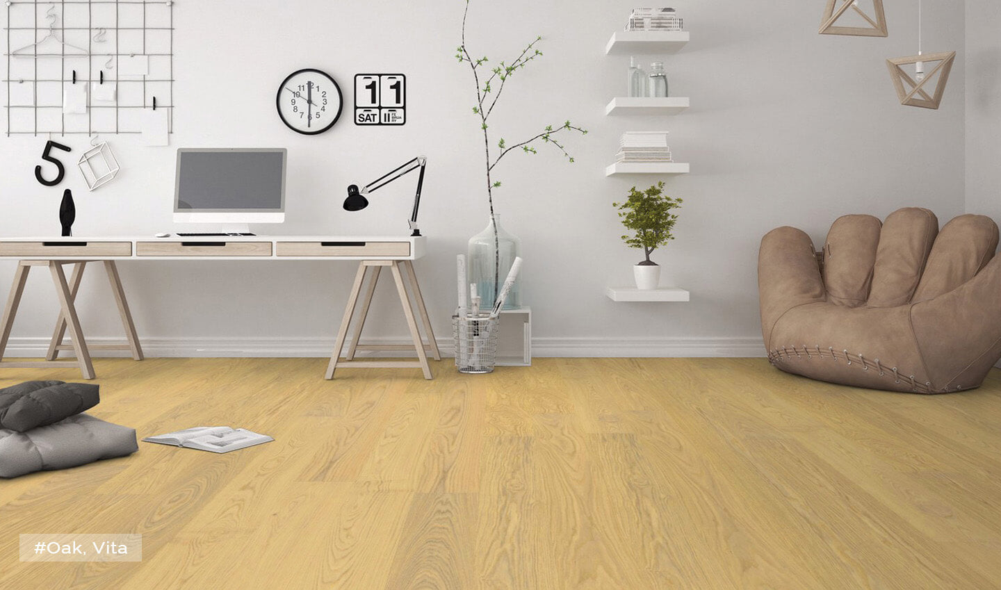 Ideal Wood Engineered Hardwood: Prestige Plank - Select Grade - Oak Vita