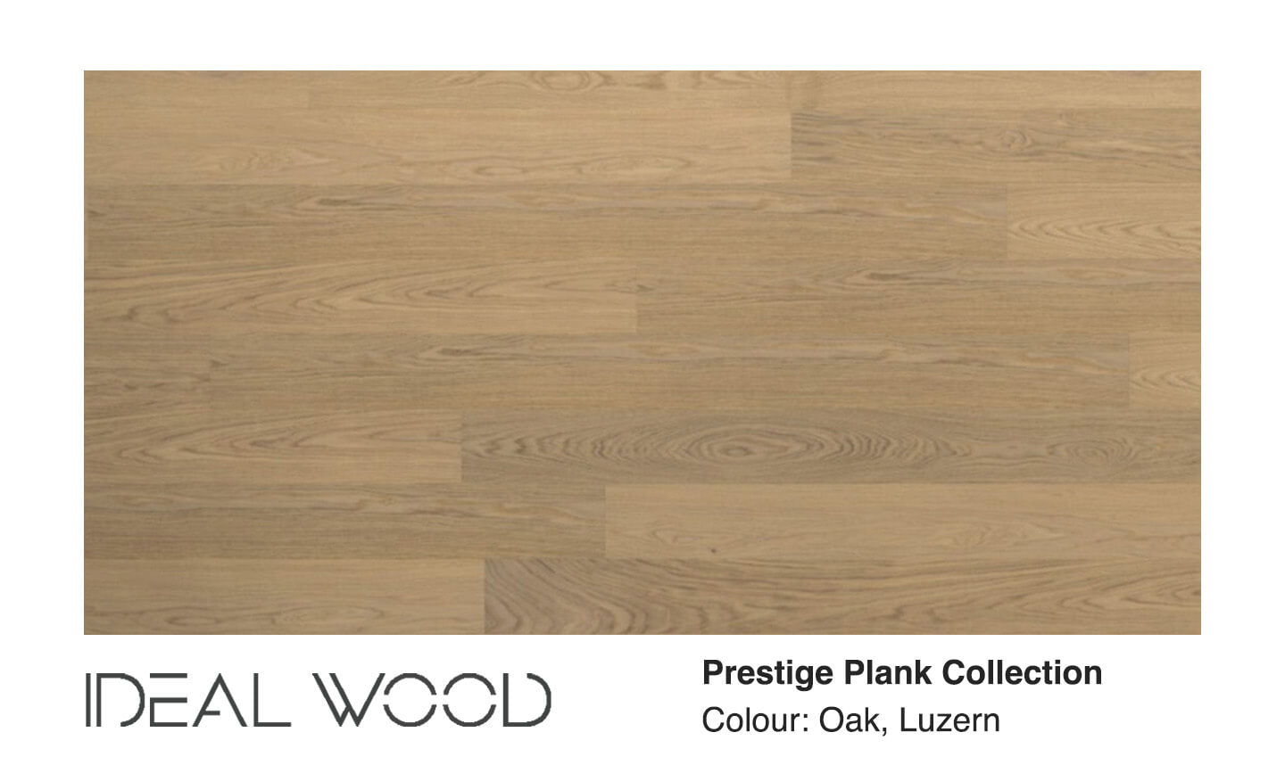 Ideal Wood Engineered Hardwood: Prestige Plank - Select Grade - Oak Luzern