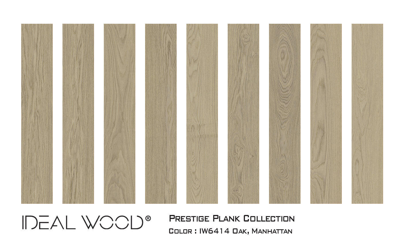 Ideal Wood Engineered Hardwood: Prestige Plank - Select Grade - Oak Manhattan