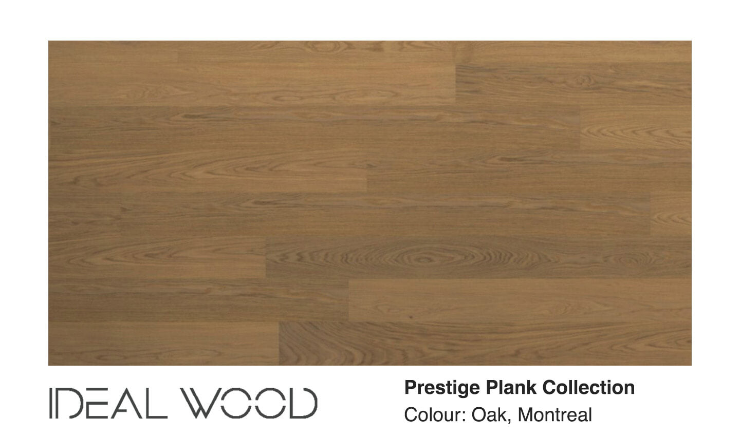 Ideal Wood Engineered Hardwood: Prestige Plank - Select Grade - Oak Montreal