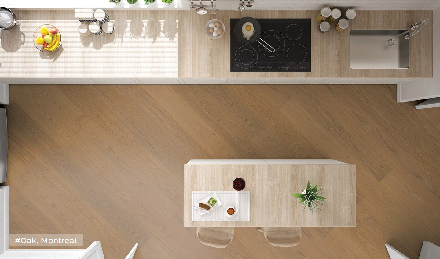 Ideal Wood Engineered Hardwood: Prestige Plank - Select Grade - Oak Montreal