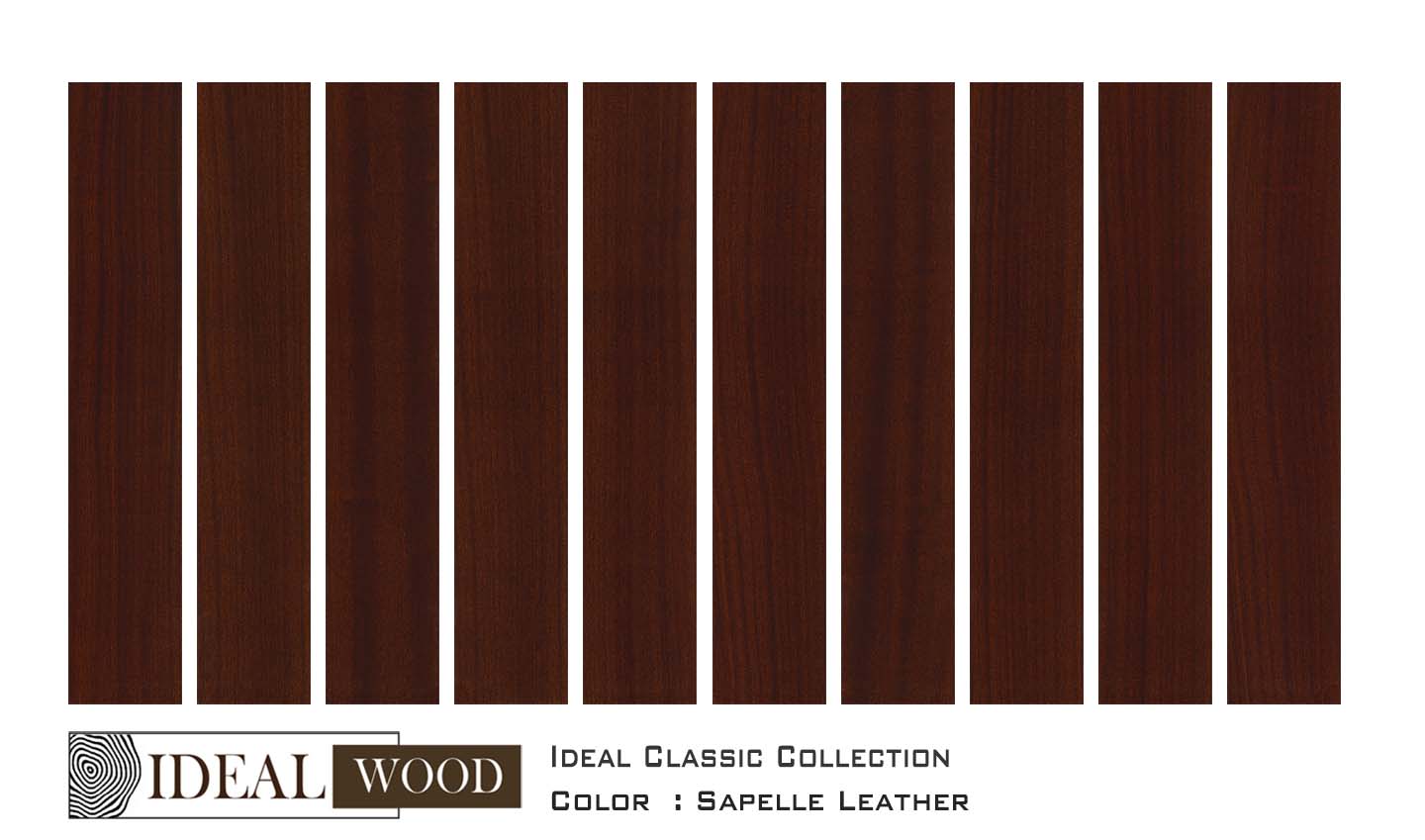 Ideal Wood Engineered Hardwood: Ideal Classic Collection - Sapele, Leather