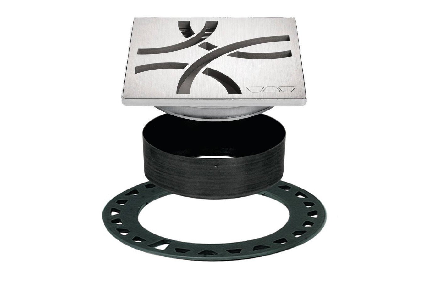 Schluter® KERDI-DRAIN Trendline Grate Kit 4" — Curve