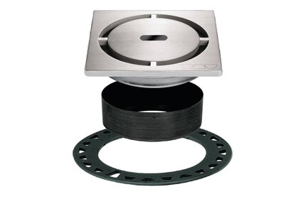 Schluter® KERDI-DRAIN Trendline Grate Kit 4" — Pure
