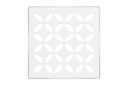 Schluter® KERDI-DRAIN Trendline Grate Kit 4" — Floral