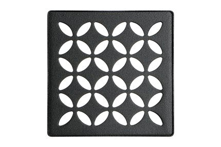 Schluter® KERDI-DRAIN Trendline Grate Kit 4" — Floral