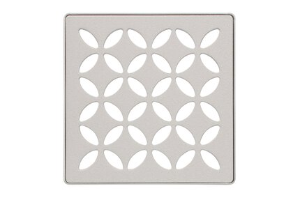 Schluter® KERDI-DRAIN Trendline Grate Kit 4" — Floral
