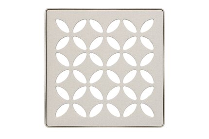 Schluter® KERDI-DRAIN Trendline Grate Kit 4" — Floral