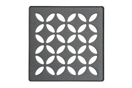 Schluter® KERDI-DRAIN Trendline Grate Kit 4" — Floral