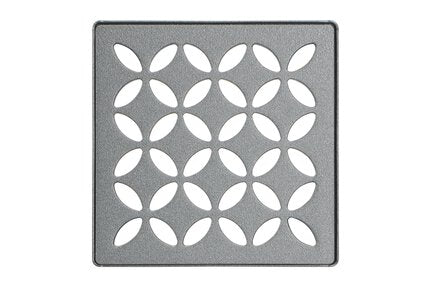 Schluter® KERDI-DRAIN Trendline Grate Kit 4" — Floral