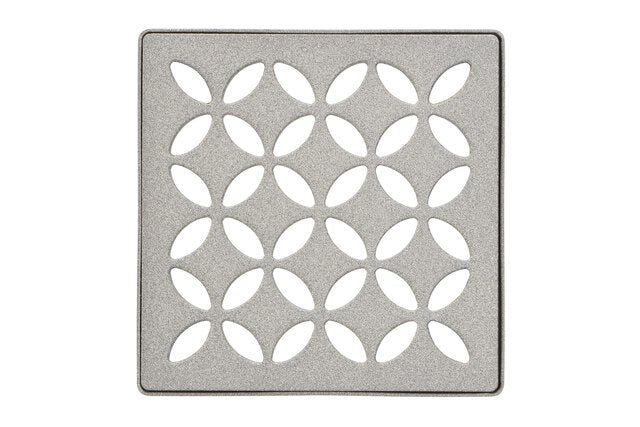Schluter® KERDI-DRAIN Trendline Grate Kit 4" — Floral