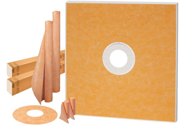 Schluter® KERDI-SHOWER-KIT 72" × 72"