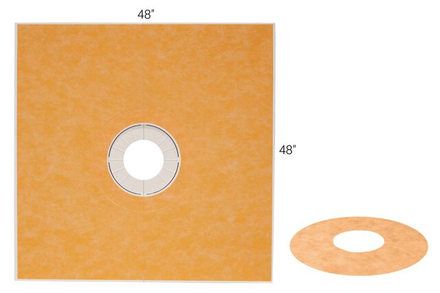 Schluter® KERDI-SHOWER-TRAY-THIN — Pre-Sloped Tray for Curbless Showers