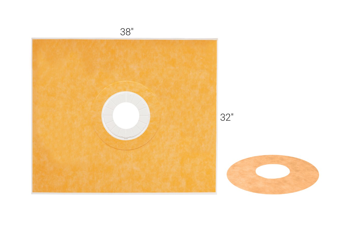 Schluter® KERDI-SHOWER-TRAY-THIN — Pre-Sloped Tray for Curbless Showers