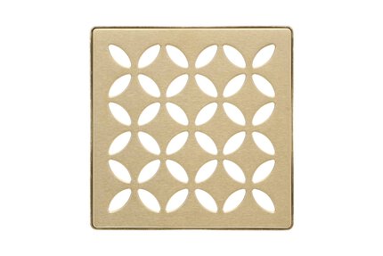 Schluter® KERDI-DRAIN Trendline Grate Kit 4" — Floral