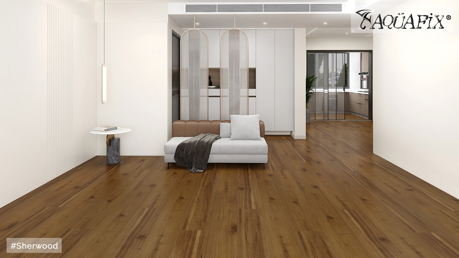 AquaFix Luxury Vinyl Series - Sherwood  | 60" x 9" x 5mm