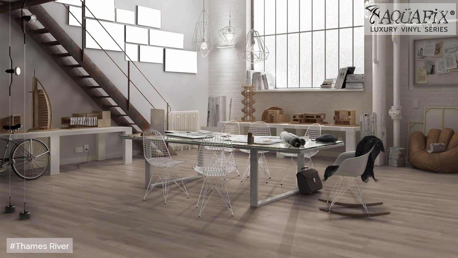 AquaFix Luxury Vinyl Series - Thames River