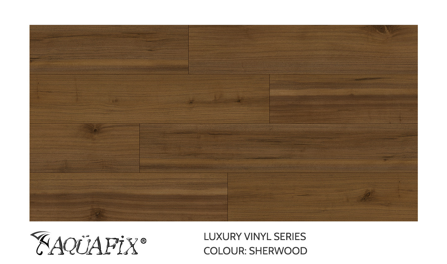 AquaFix Luxury Vinyl Series - Sherwood  | 60" x 9" x 5mm