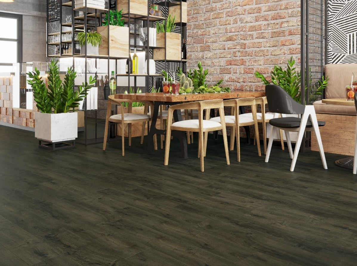 Olive - HydroGen 5 Pro III - Glue Down - Vinyl Plank by Biyork - (7" x 48") 3mm