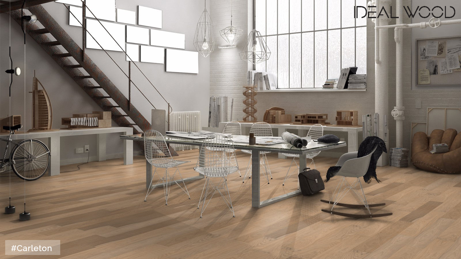 Ideal Wood Engineered Hardwood: Ideal Texture Collection - Oak Carleton