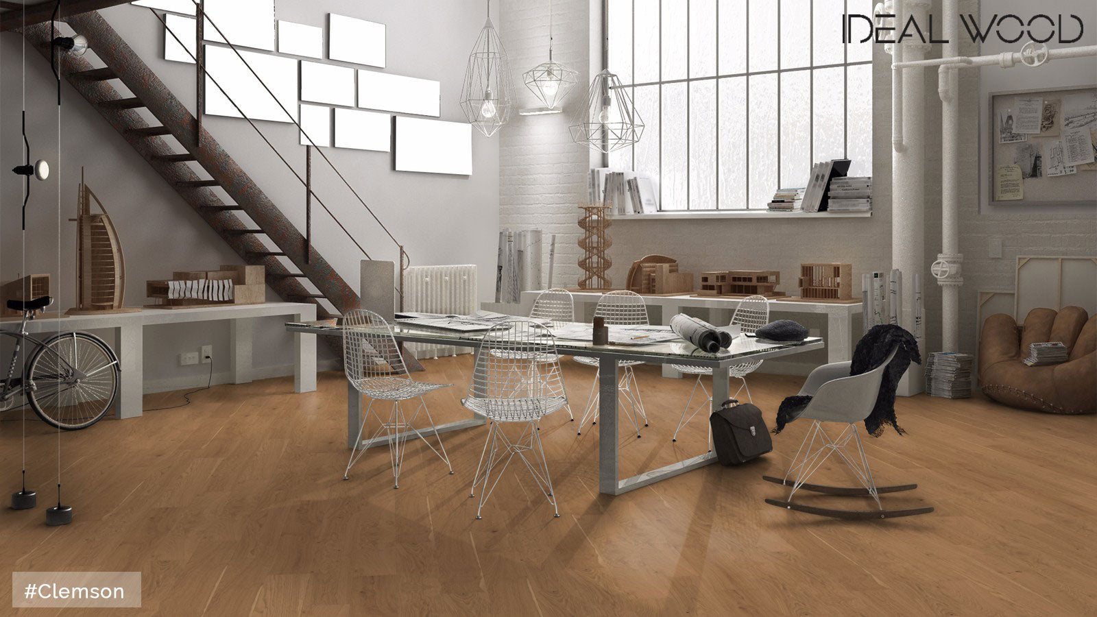 Ideal Wood Engineered Hardwood: Ideal Texture Collection - Oak Clemson
