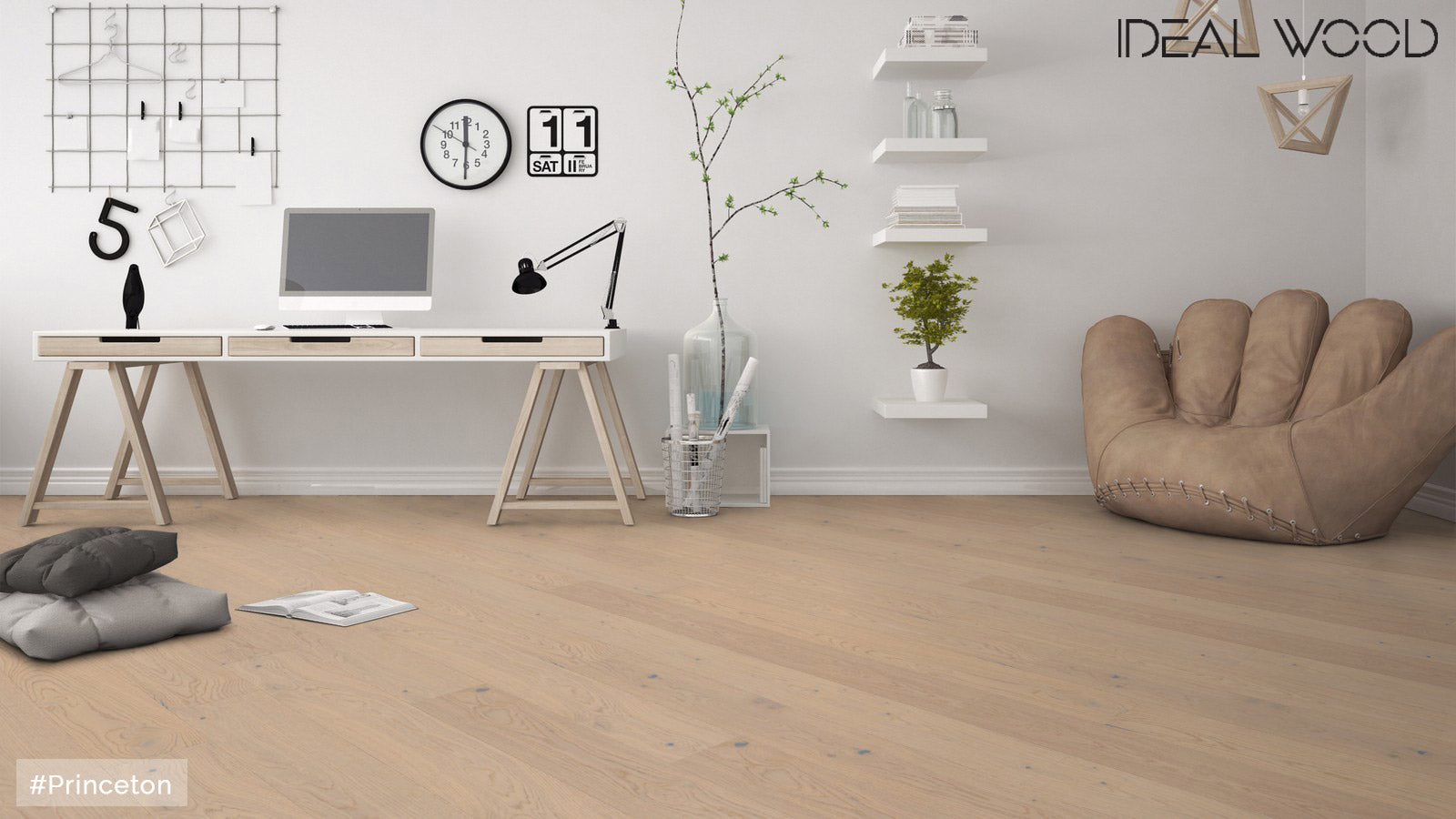 Ideal Wood Engineered Hardwood: Ideal Texture Collection - Oak Princeton
