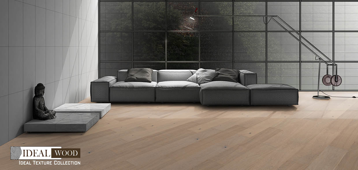 Ideal Wood Engineered Hardwood: Ideal Texture Collection - Oak Satin White