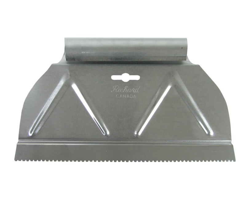 Richard - 9" Adhesive Spreader (1/16x1/16x1/16) V-Notch