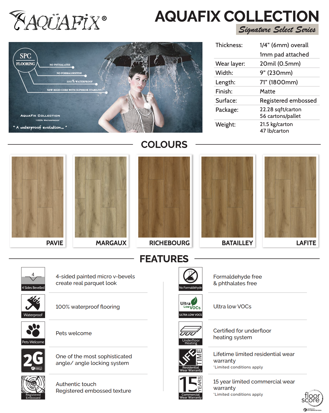 AquaFix SPC: Signature Select Series - Pavie