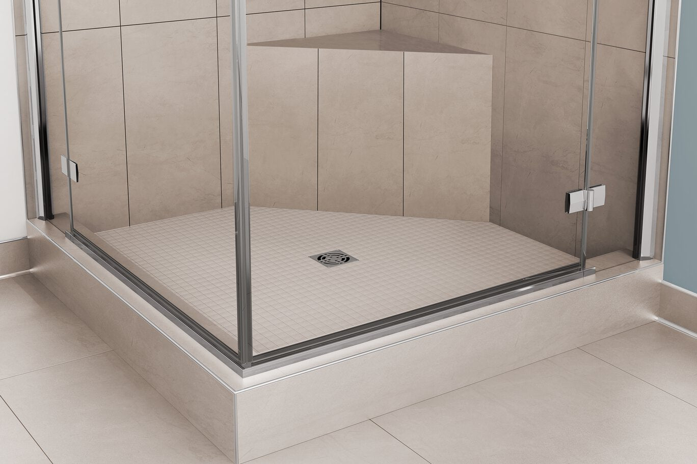 Schluter® KERDI-BOARD-SC Shower Curb