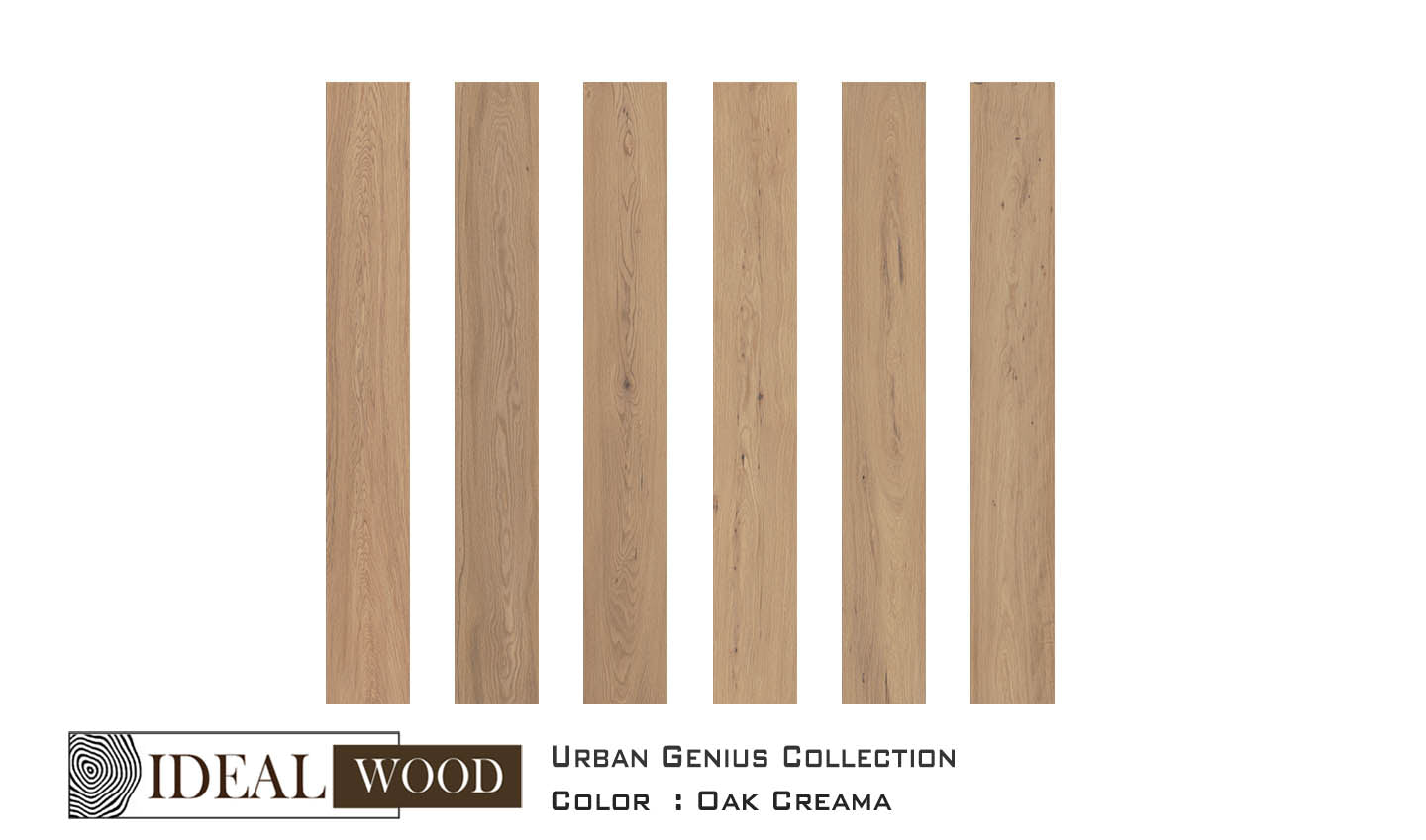 Ideal Wood Engineered Hardwood: Urban Genius Collection - Oak - Oak, Creama