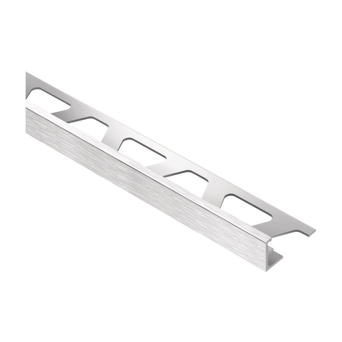 Schluter® SCHIENE Edge Trim, Anodized Aluminum, Brushed Chrome